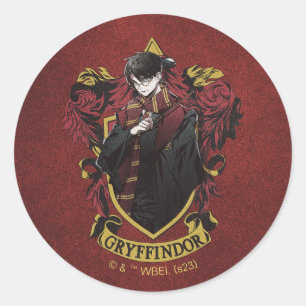 Adesivo Redondo HARRY POTTER™   Anime HARRY POTTER™ Crest