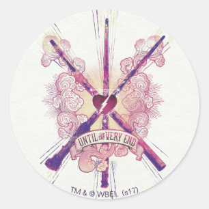 Adesivo Redondo Harry Potter   Até o Fim Muito Fim