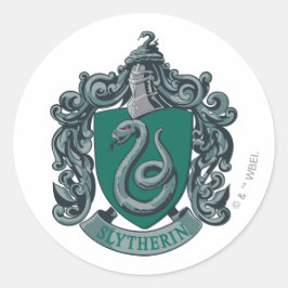 Adesivo Redondo Harry Potter | Brasão da Sonserina Verde