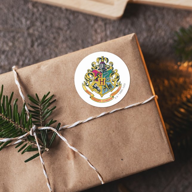 Adesivo Redondo Harry Potter | Cobertura Hogwarts - Cor do Cheio (Criador carregado)