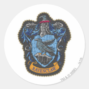 Adesivo Redondo Harry Potter   Crest Clássico De Ravenclaw