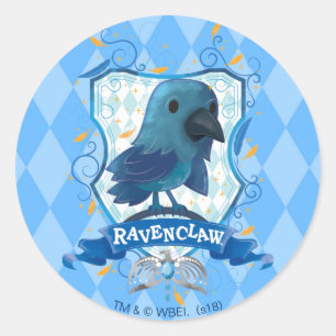 Adesivo Redondo Harry Potter  Encantamento de raVENCLAW™ Crest