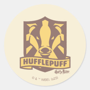 Adesivo Redondo HARRY POTTER™   FFLUFF™ — Crest