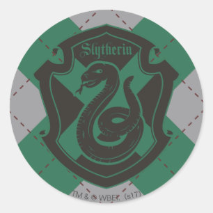 Adesivo Redondo Harry Potter Orgulho da Casa Slytherin