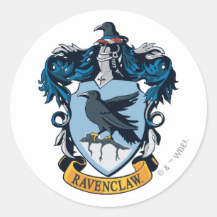 Adesivo Redondo Harry Potter   Parada de Ravenclaw gótica