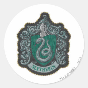 Adesivo Redondo Harry Potter   Retro Mightherin Crest