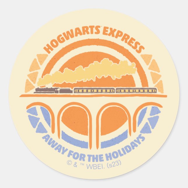 Adesivo Redondo HARRY POTTER™ | Summer Magic HOGWARTS™ Express (Frente)
