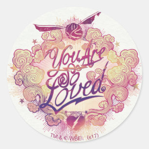 Adesivo Redondo Harry Potter   Você É Tão Amado