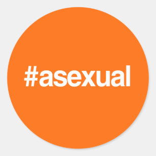 ADESIVO REDONDO HASHTAG ASEXUAL