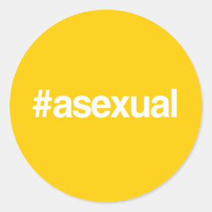 ADESIVO REDONDO HASHTAG ASSEXUAL