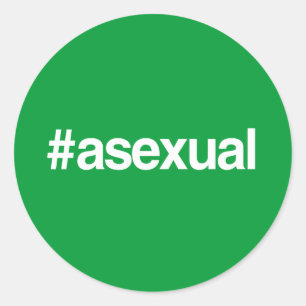 ADESIVO REDONDO HASHTAG ASSEXUAL