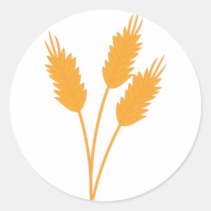 Adesivo Redondo Haste do trigo