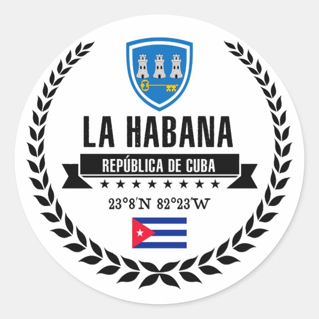 Adesivo Redondo Havana (Frente)