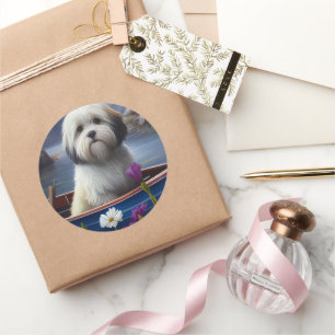 Adesivo Redondo Havanês em um remo: Uma aventura cênica