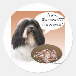 Adesivo Redondo Havanês Turquia