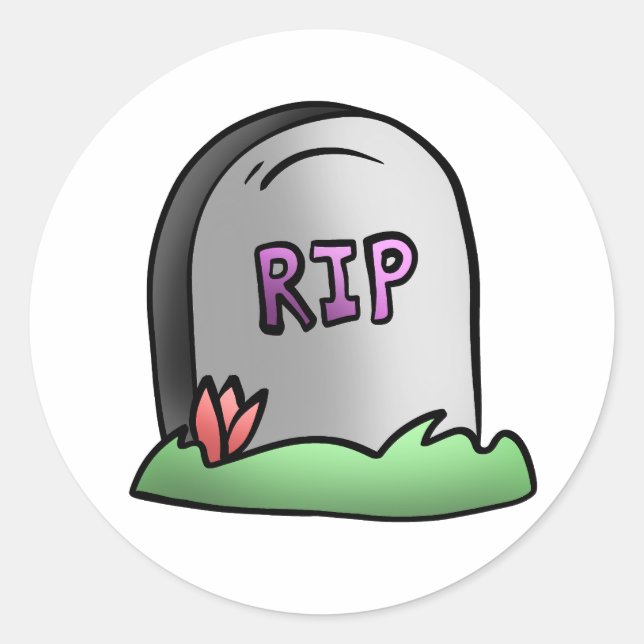 Adesivo Redondo Hawaii RIP (Frente)