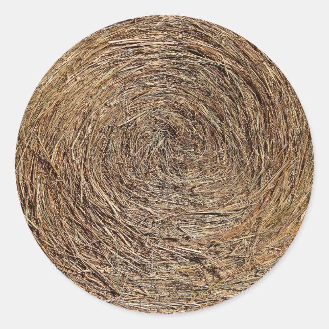 Adesivo Redondo Hay Bale Stickers (Frente)