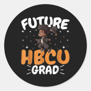 Adesivo Redondo Hbcu Futuro Histórico De Formando Do Hbcu Graduaçã