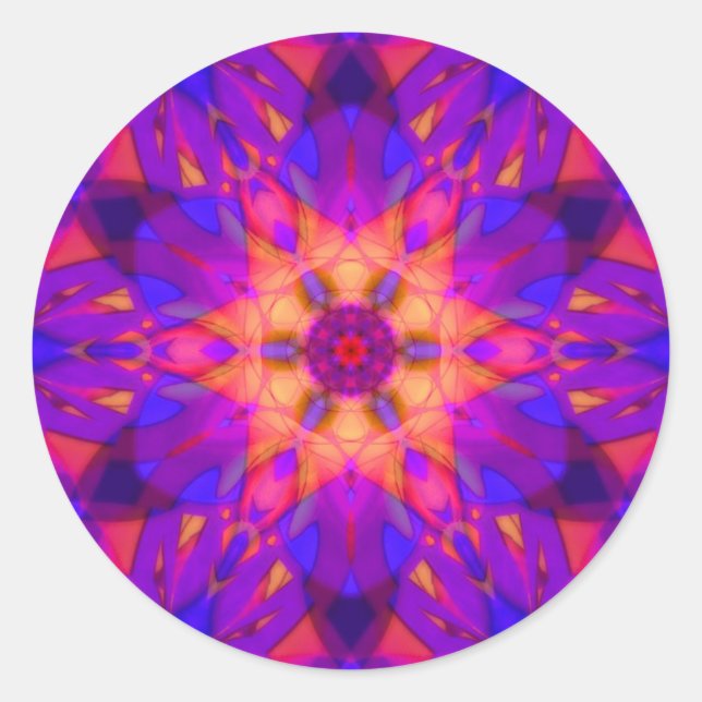 Adesivo Redondo Healing Energy Mandala (Frente)