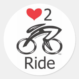 Adesivo Redondo Heart2Ride