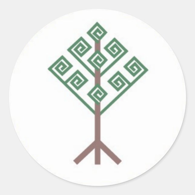 Adesivo Redondo Heathenry Sticker (Frente)