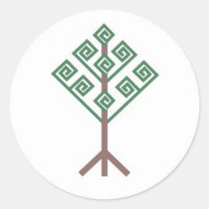 Adesivo Redondo Heathenry Sticker