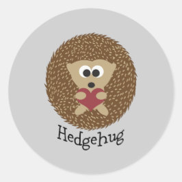 Adesivo Redondo Hedgehog