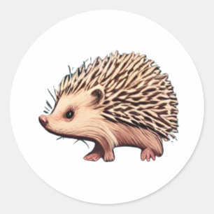 Adesivo Redondo Hedgehog
