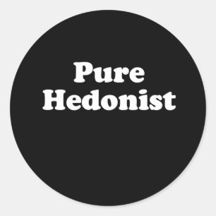 Adesivo Redondo Hedonista Puro