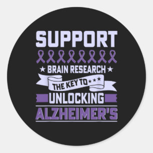 Adesivo Redondo Heimerheimer Brain Design Purple Heimerheim