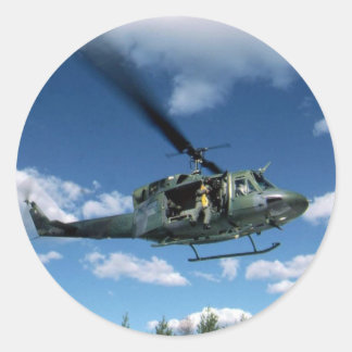 ADESIVO REDONDO HELICÓPTERO UH1 50