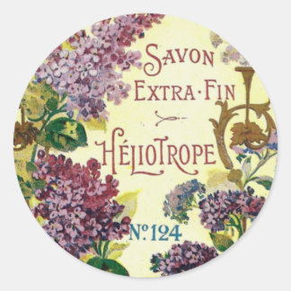 Adesivo Redondo Heliotrope Savon Stickers