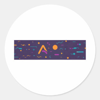 Adesivo Redondo Hello