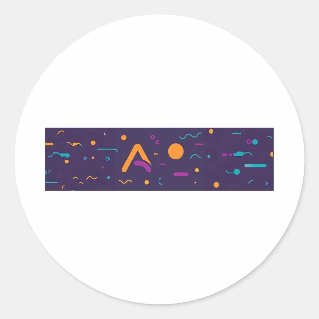 Adesivo Redondo Hello (Frente)