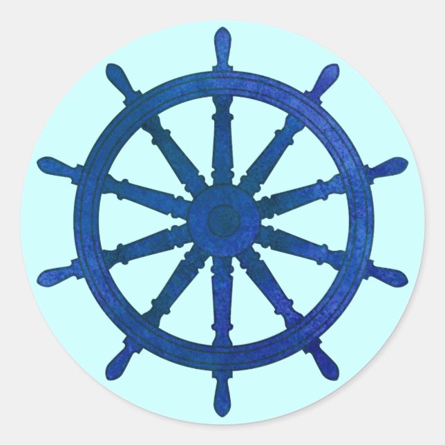 Adesivo Redondo Helm do navio (Frente)