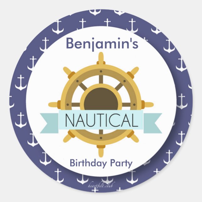 Adesivo Redondo Helm Sticker (Frente)