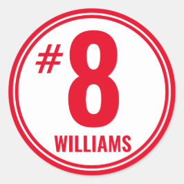 Adesivo Redondo Helmet Sticker Personalizado