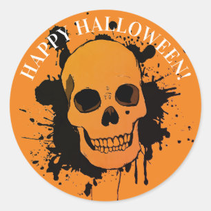 ADESIVO REDONDO HELOCIDADE PERSONALIZÁVEL HALLOWEEN STCKULL