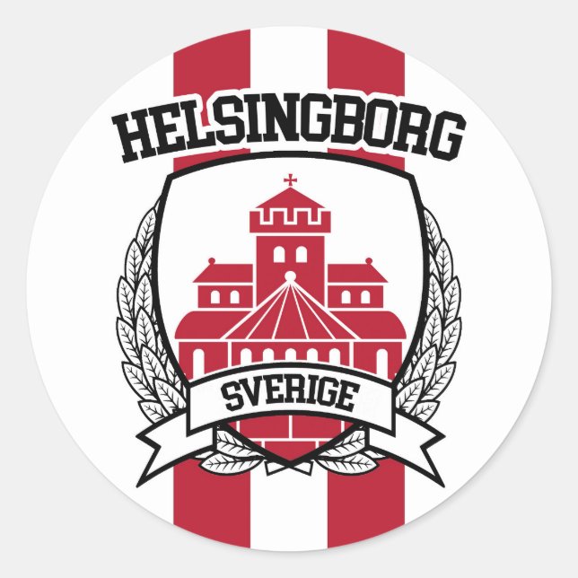 Adesivo Redondo Helsingborg (Frente)