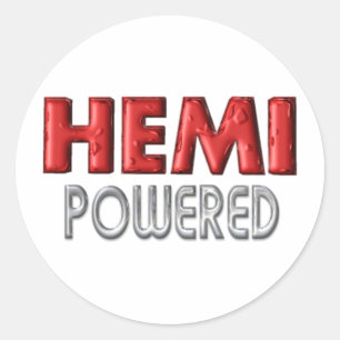 Adesivo Redondo HEMI psto