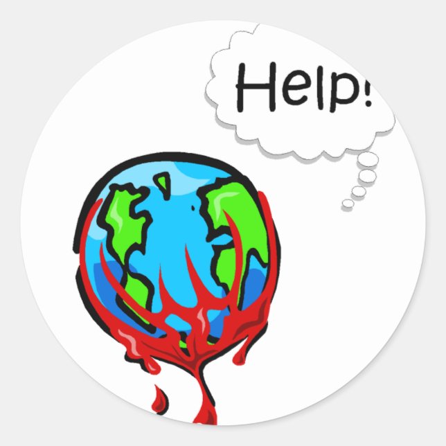 Adesivo Redondo Hemorragia Terra 2 (Frente)