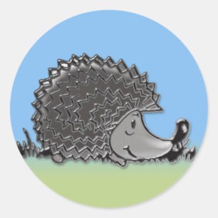 Adesivo Redondo Henry o ouriço