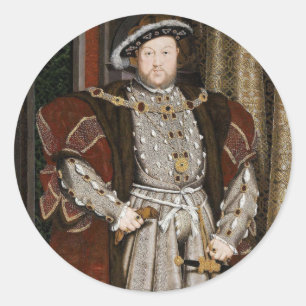 Adesivo Redondo Henry VIII Stickers