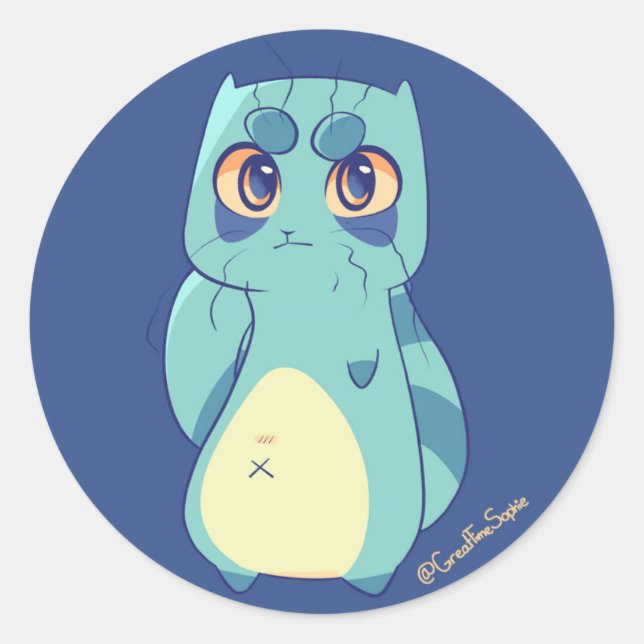 Adesivo Redondo HERALD Stickers (Frente)