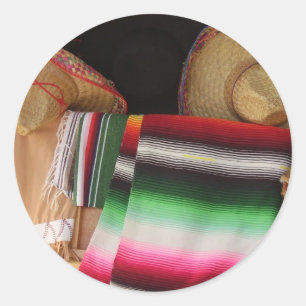 Adesivo Redondo Herança mexicana