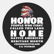 Herança Nativa Americana Mês Headdress Veteran