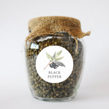 Herb Black Pepper Watercolor