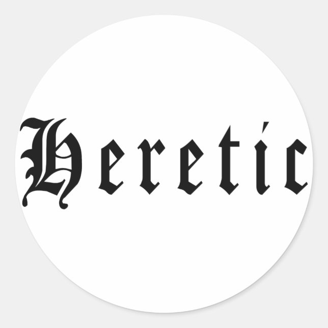 Adesivo Redondo Hereética 1 (Frente)