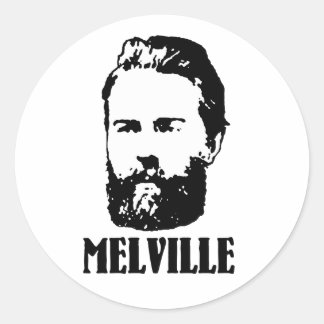 Adesivo Redondo Herman Melville