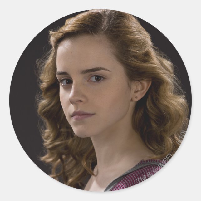 Adesivo Redondo Hermione Granger 4 (Frente)